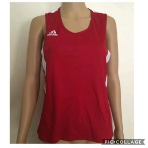 ❤️ 5/25 Shirt adidas size large, crew neck red